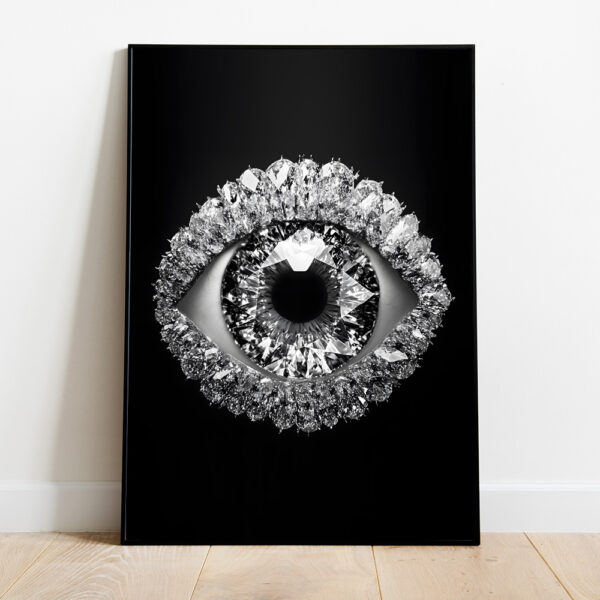 diamond eye framed poster
