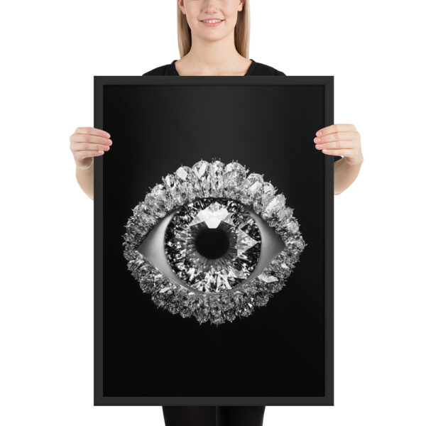 Diamond Eye - Framed Poster - Image 3