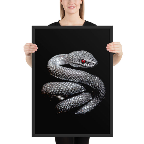 Snake Loop - Framed Poster - Image 2
