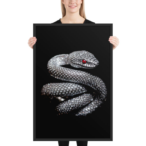 Snake Loop - Framed Poster - Image 3