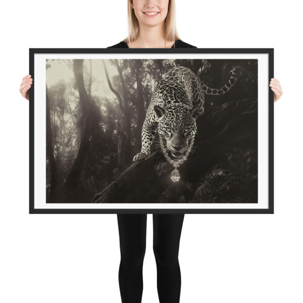 Jaguar Power - Framed Poster - Image 2