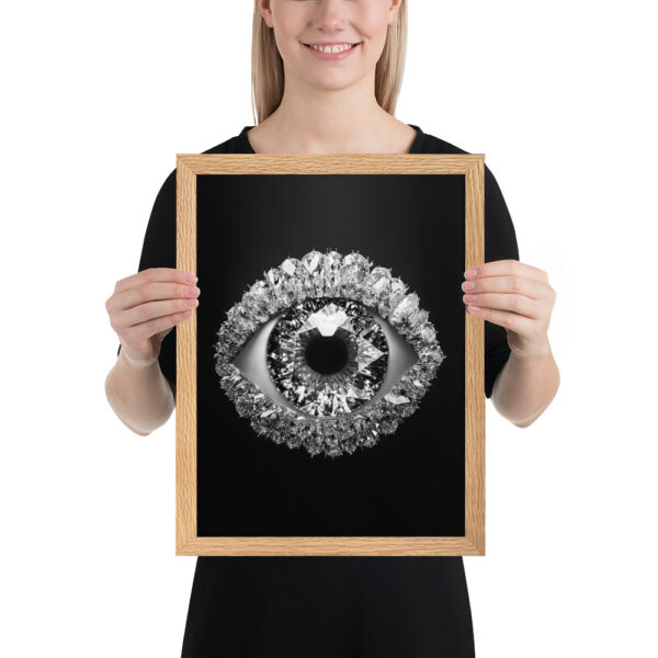Diamond Eye - Framed Poster - Image 4