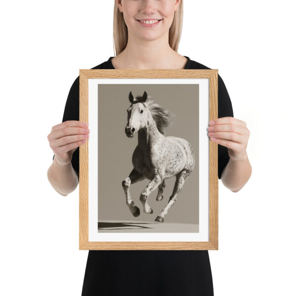 Galloping Horse - Framed Poster - Image 5