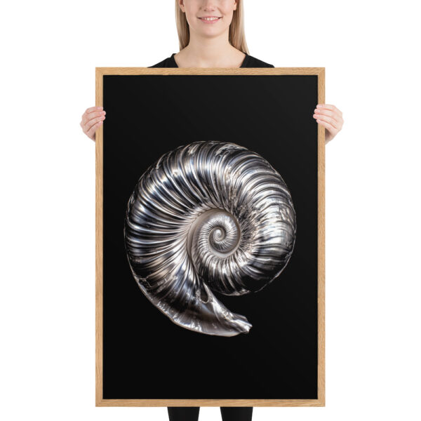 Silver Shell - Framed Poster - Image 6