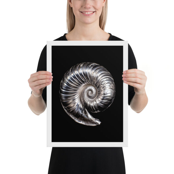 Silver Shell - Framed Poster - Image 7