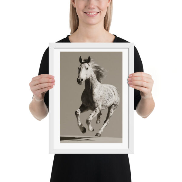 Galloping Horse - Framed Poster - Image 7