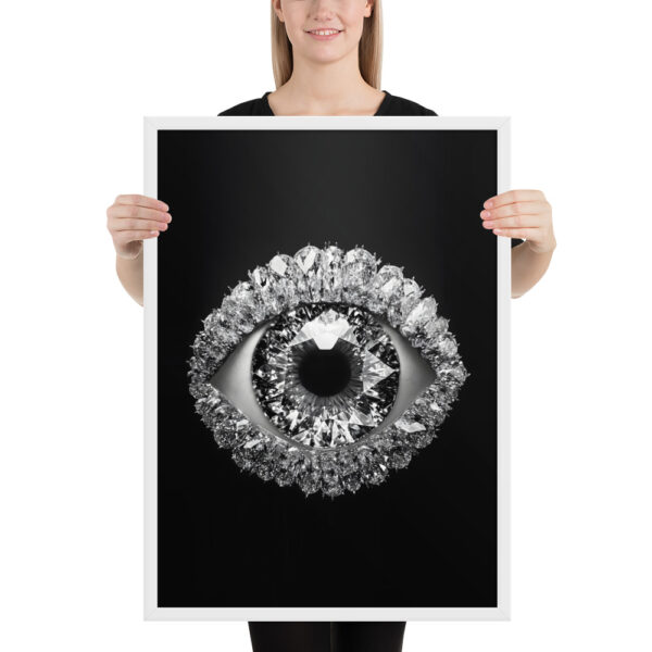 Diamond Eye - Framed Poster - Image 8