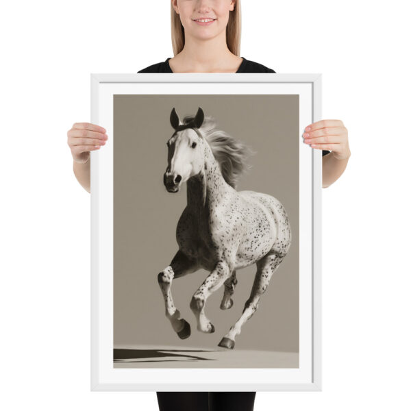 Galloping Horse - Framed Poster - Image 8