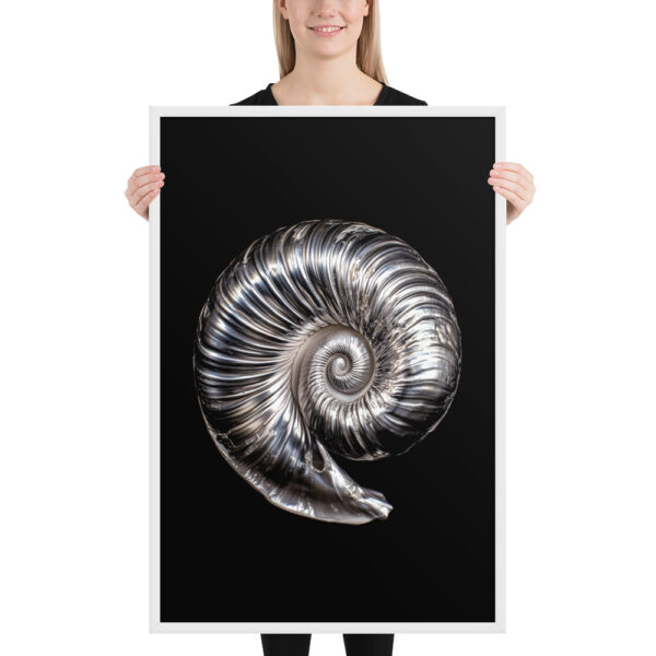 Silver Shell - Framed Poster - Image 9