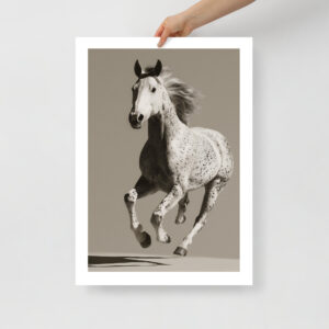 galloping horse poster