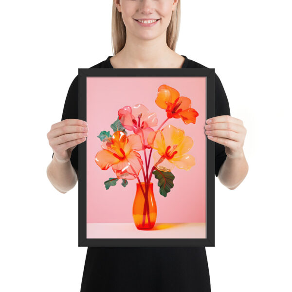 These Are Hibiscus - Framed Poster - Image 2