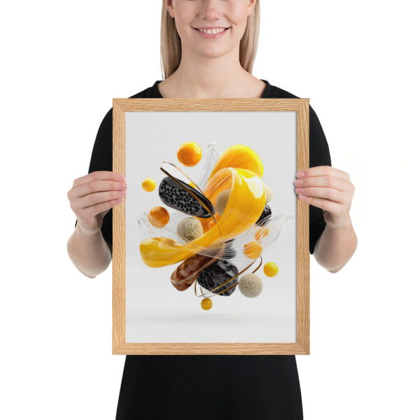 Yellow Flow - Framed Poster - Image 4