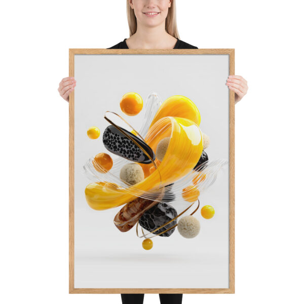 Yellow Flow - Framed Poster - Image 6