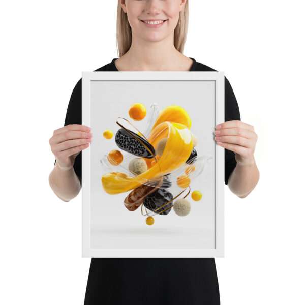 Yellow Flow - Framed Poster - Image 7