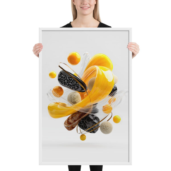 Yellow Flow - Framed Poster - Image 9