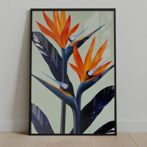 bird of paradise wall art