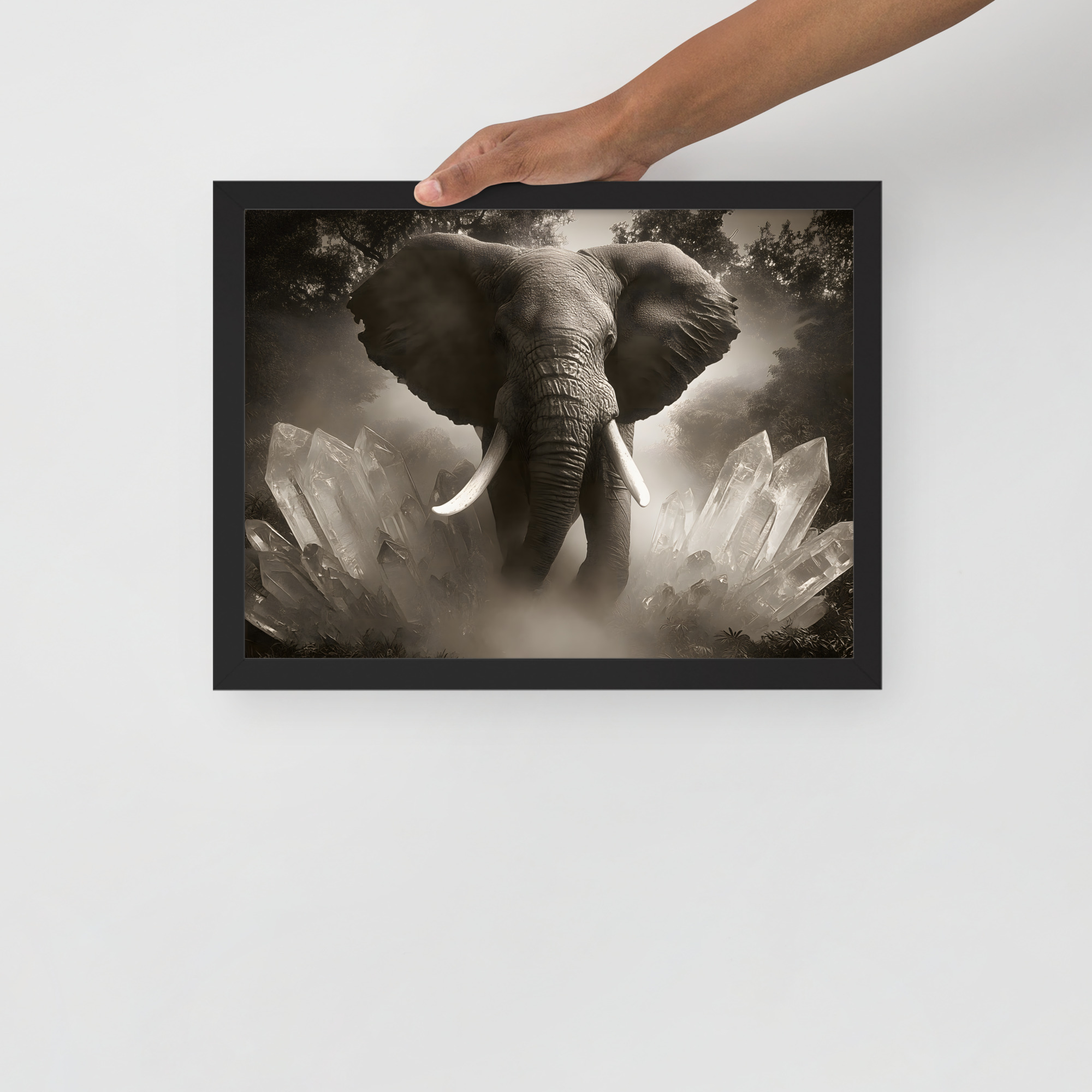 The Elephant Path - Framed Print - Imagen 3