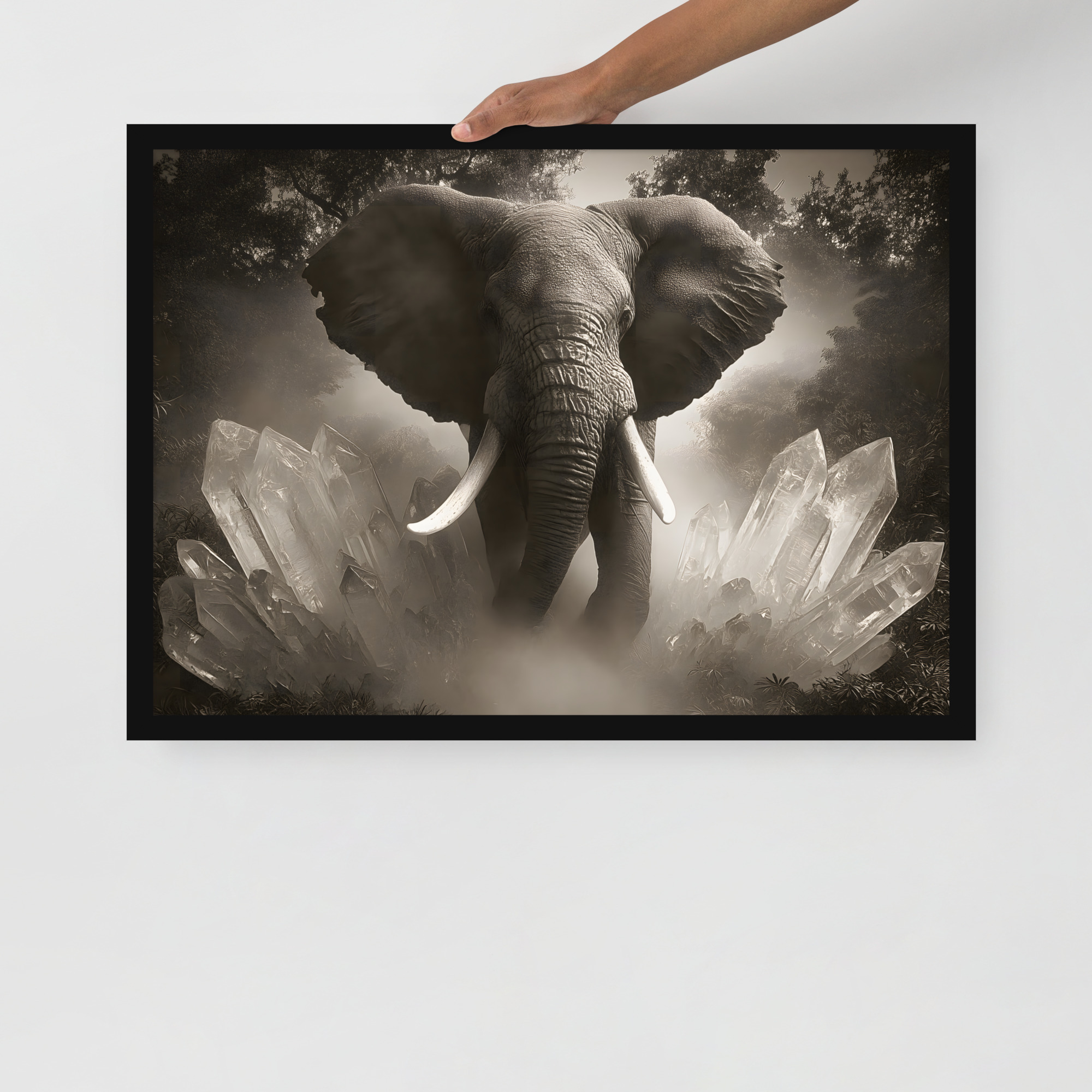 The Elephant Path - Framed Print - Imagen 4