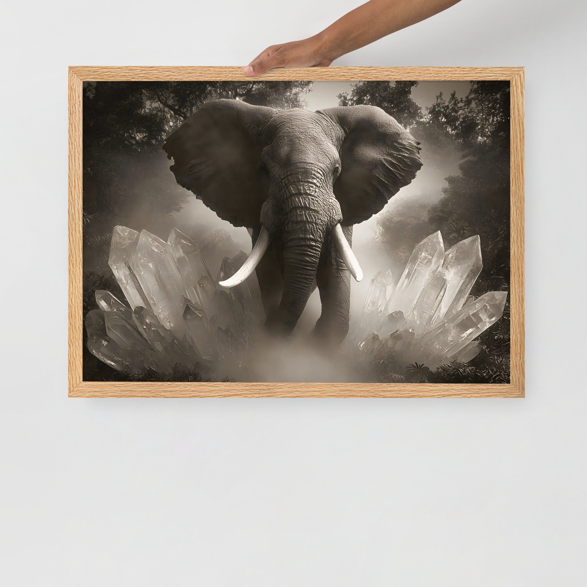 The Elephant Path - Framed Print - Imagen 6
