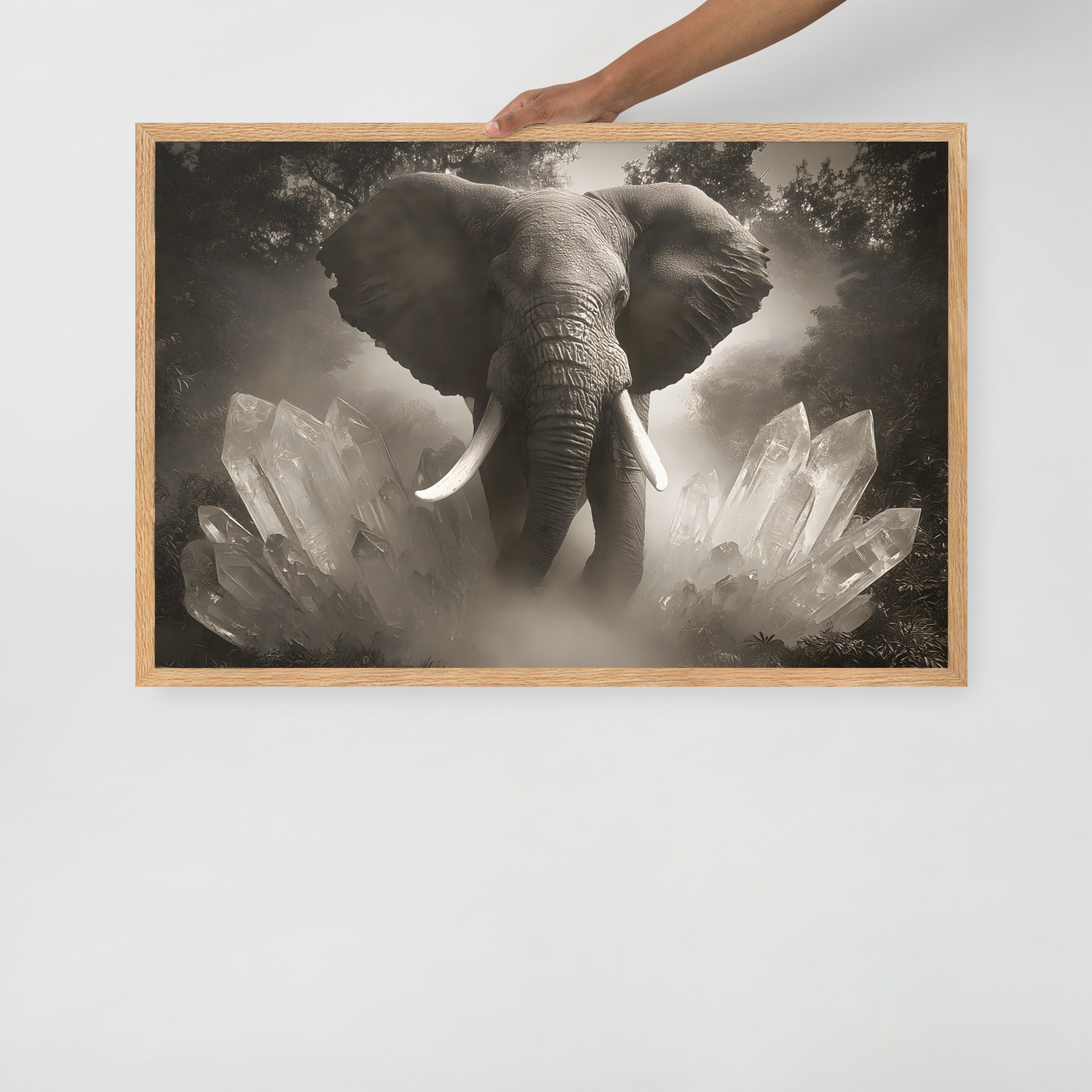 The Elephant Path - Framed Print - Imagen 7
