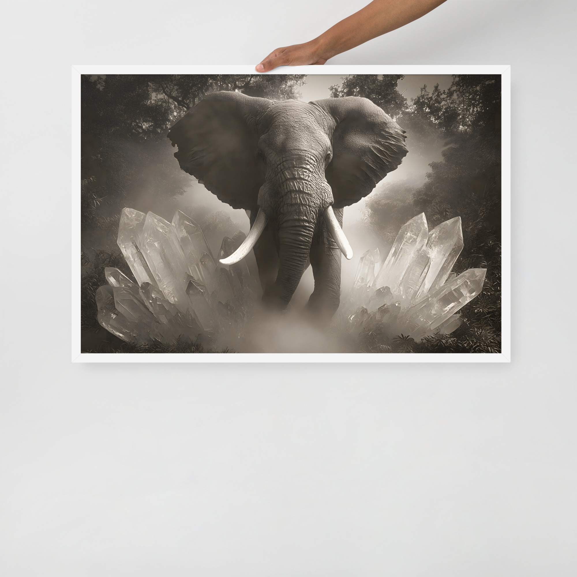 The Elephant Path - Framed Print - Imagen 10
